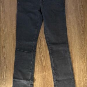Women's Gray corduroy extra long